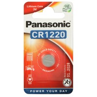 Panasonic CR1220 P 1-BL Panasonic Batterie à usage unique Lithium Batterie à usage unique, CR1220, Lithium, 3 V, 1 pièce(s), 35 mAh