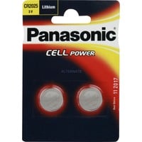 Panasonic CR-2025EL/2B Batterie à usage unique CR2025 Lithium Argent, Batterie à usage unique, CR2025, Lithium, 3 V, 2 pièce(s), 165 mAh