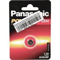 Panasonic LR44 Alcaline 1.5V pile non-rechargeable, Batterie Argent, Alcaline, 1,5 V, 105 mAh