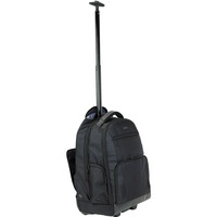 Targus 15 - 15.4 inch / 38.1 - 39.1cm Rolling Laptop Backpack, Valise à roulettes Noir, 39,1 cm (15.4"), Compartiment pour Notebook, Nylon