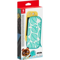 Nintendo Pochette (Animal Crossing : New Horizon Edition) et film de protection, Sac Blanc/Vert
