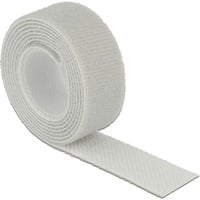 DeLOCK 18278 Velcro Gris 1 pièce(s), Serre-câble Gris, Gris, 20 mm, 1 m, 1 pièce(s), Sac en polyéthylène