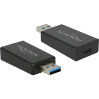 DeLOCK Adaptateur USB-A 3.2 Gen 2 vers USB-C 3.2 Gen 2 Noir