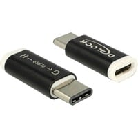 DeLOCK Adaptateur USB-C 3.2 Gen 1 vers micro-USB-B 2.0 Noir