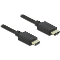 DeLOCK Câble HDMI High Speed Noir, 1 mètre, 8K 60Hz, 48 Gbps
