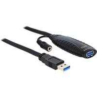 DeLOCK Câble d'extension actif USB 3.0 Noir, 10 mètres
