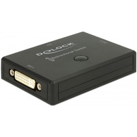 DeLOCK DVI Commutateurs vidéo, Switch DVI Noir, DVI, Noir, Plastique, 3840 x 2160 pixels, 820 mm, 620 mm