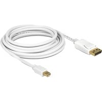 DeLOCK Fiche Cinch (RCA), Adaptateur Blanc, 2 mètres