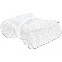 DeLOCK Manchon tressé avec tuyau en Velcro Blanc, 2 m x Ø 32 mm