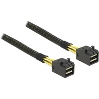DeLOCK Mini SAS HD SFF-8643 > 4 x SATA 7 pin Reverse + Sideband, Câble Noir, 1 mètre