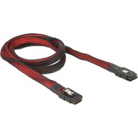 DeLOCK USB-C 3.1 Gen2 > USB-B M/M, Câble Rouge/Noir, 1 mètre
