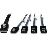 Inter-Tech 88885237 câble SATA 0,65 m Noir Noir, 0,65 m, Mâle/Mâle, Noir, Droit, Droit, 0,035 g
