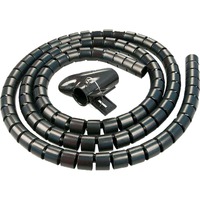 Lindy 40581 serre-câbles Noir 1 pièce(s), Guide-câble Noir, Noir, 5000 mm, 1 pièce(s)