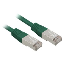 Sharkoon Câble de raccordement RJ45 Cat.5e FTP Vert, Vente au détail