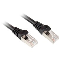Sharkoon Câble réseau RJ-45 S/FTP Cat.6 Noir, 1,5 mètre