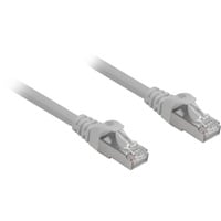 Sharkoon Câble réseau RJ-45 S/FTP Cat.6a Gris, 3 mètres, sans halogène