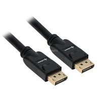 Sharkoon DisplayPort 1.3, Câble Noir, 5 mètres, 4K