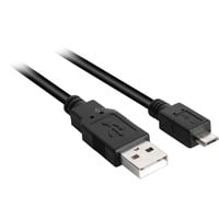 Sharkoon USB-A 2.0 > Micro USB-B, Câble Noir, 2 mètres