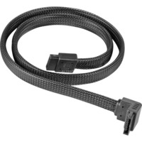 SilverStone CP08 câble SATA 0,5 m Noir Noir, 0,5 m, SATA I, Mâle/Mâle, Noir, Vente au détail