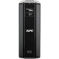 APC Back-UPS Pro Interactivité de ligne 1,2 kVA 720 W Noir, Interactivité de ligne, 1,2 kVA, 720 W, Sinus, 156 V, 300 V, Vente au détail