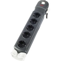 APC Essential SurgeArrest 5 (1 PLC Compatible) outlets 230V Germany Noir 5 sortie(s) CA 1,83 m, Multiprise Anthracite, 903 J, 5 sortie(s) CA, Type F, 230 V, 50 - 60 Hz, 10 A