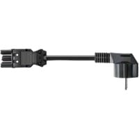 Bachmann 375.003 3m Noir câble électrique Noir, 3 m, Mâle/Mâle, Noir