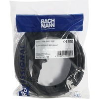 Bachmann 5m Schuko H05VV­F 3G 1.50mm² Noir, Câble d'extension Noir, 5 m, 250 V, 16 A