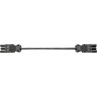 Bachmann GST18 3m 3m Noir câble électrique, Câble d'extension Noir, 3 m, Mâle/Femelle, Noir