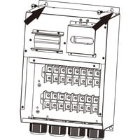 BlueWalker Terminal block 3/3 MBS 30K  accessoire pour onduleurs , Interrupteur Monté au mur, Noir, Gris