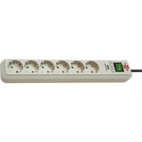 Brennenstuhl 1159750015 protection surtension Gris 6 sortie(s) CA 1,5 m, Multiprise Gris clair, 6 sortie(s) CA, 16 A, 4500 A, Gris, 1,5 m