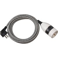 Brennenstuhl 1161830 multiprise 3 m 1 sortie(s) CA Intérieure Noir, Blanc, Câble d'extension Noir/Blanc, 3 m, 1 sortie(s) CA, Intérieure, IP20, Plastique, Polyvinyl chloride (PVC), Noir, Blanc