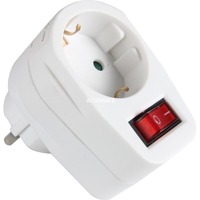Brennenstuhl 1508070 boitier de prise de courant Blanc, Adaptateur de prise Blanc