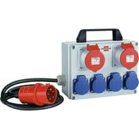 Brennenstuhl BKV 2/4 T IP44 6sortie(s) CA Noir, Bleu, Gris, Rouge unité de distribution d'énergie multiprise à 4 prises Gris/noir, 4x prises, Basique, Noir, Bleu, Gris, Rouge, 6 sortie(s) CA, CEE 5p, 2 m, 16 A