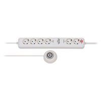 Brennenstuhl EL CSP 24 DE 3676 Blanc 6 sortie(s) CA 230 V 1,2 m multiprise à 6 prises Blanc, 6x prises, 6 sortie(s) CA, Type E, 230 V, 50 Hz, Blanc, 1,2 m