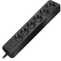 Brennenstuhl Eco-Line Noir 6 sortie(s) CA 1,5 m multiprise à 6 prises Noir, 6x prises, 6 sortie(s) CA, Type H, Noir, 1,5 m, 330 mm