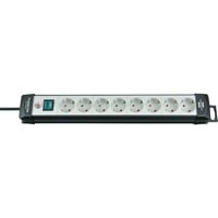Brennenstuhl Multiprise Premium-Line 8 prises Noir/Gris clair