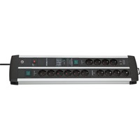Brennenstuhl Multiprise Premium-Protect-Line 14 prises Duo Noir/Argent