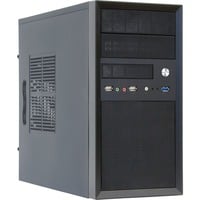 Chieftec CT-01B-350GPB unité centrale Mini Tower Noir 350 W, boîtier pc Noir | 3x USB-A