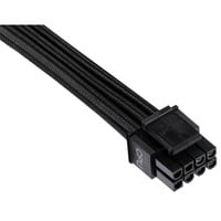 Corsair CP-8920236 câble d'alimentation interne 0,75 m Noir, 0,75 m, 8-pin(4+4) EPS12V, 4-pin ATX12V, Mâle, Mâle, Droit