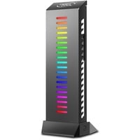 DeepCool GH-01 A-RGB VGA Holder, Support Noir, Full Tower, Support de carte graphique, Noir, Multicolore, 5 V, 1,2 W