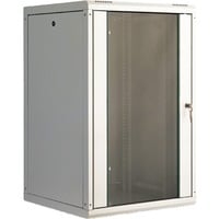 Digitus Boîtier de série Unique - 600 x 600 mm (lxp), Armoire informatique Gris, Rack monté sur le mur, 20U, 100 kg, Gris