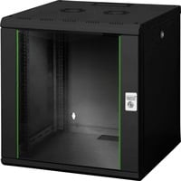 Digitus Boîtier mural professionnel Série Unique - 600x600 mm (LxP), Armoire informatique Noir