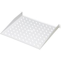 Digitus Plaque de fond de compartiment fix 250mm 15kg 1HE, Étagère Gris