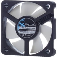Fractal Design Silent Series R3 50mm Boitier PC Ventilateur 5 cm Noir, Blanc ventilateur de boîtier 50 x 50 x 10 mm, Ventilateur, 5 cm, 3500 tr/min, 19 dB, 6,8 cfm, Noir, Blanc