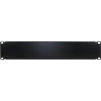Inter-Tech 88887150 accessoire de racks Panneau caché, Finition Noir, Panneau caché, Noir, Acier, 2U, 48,3 cm (19"), 482 mm