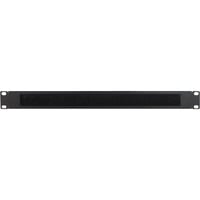 Inter-Tech 88887151 accessoire de racks, Guide-câble Noir, Noir, Acier, 1U, 19", 482 mm, 8 mm