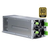 Inter-Tech Aspower R2A-DV0550-N unité d'alimentation d'énergie 20+4 pin ATX Acier inoxydable alimentation 550 watt Gris, 550 W, 115 - 230 V, 92%, Sur-courant, Sur-alimentation, Surtension, Surchauffe, Court-circuit, 20+4 pin ATX, Serveur