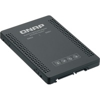 QNAP QDA-A2MAR Boîtier de disques de stockage Enceinte ssd Noir M.2, Cadre de montage Noir, Enceinte ssd, M.2, M.2, 6 Gbit/s, Noir