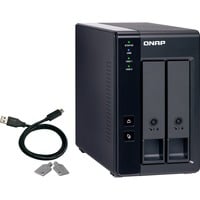 QNAP TR-002 Boîtier d'extension, Boîtier disque dur Noir