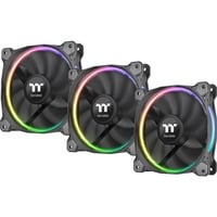 Thermaltake CL-F051-PL14SW-A système de refroidissement d’ordinateur Boitier PC Ventilateur 14 cm ventilateurs de boîtier RGB  3 pièces, 140 x 140 x 25 mm, PWM, Ventilateur, 14 cm, 500 tr/min, 1400 tr/min, 29,4 dB, 73,91 cfm
